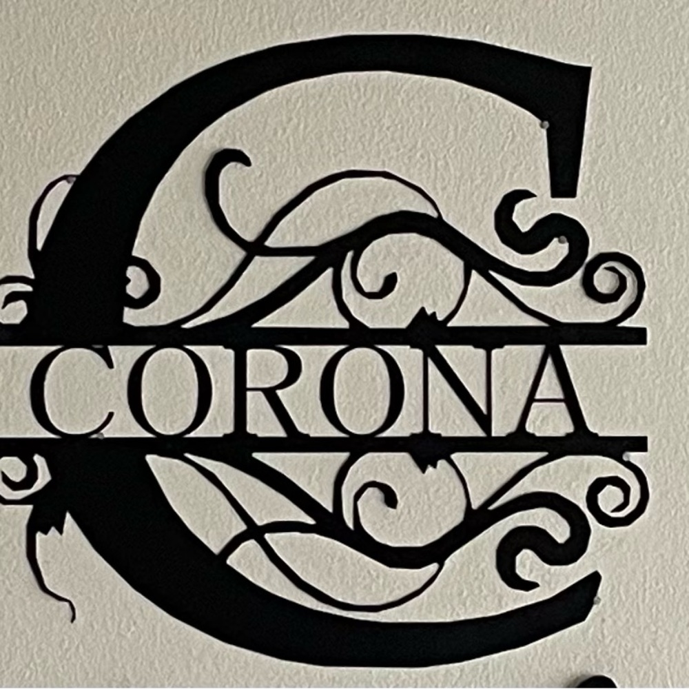 Corona Black Wall Decor